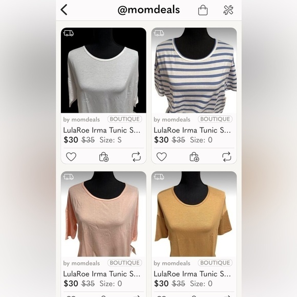 LulaRoe Irma Tunic Short Sleeve Stripes Pattern Red Purple White XXS-XS 00-0 - Picture 11 of 13